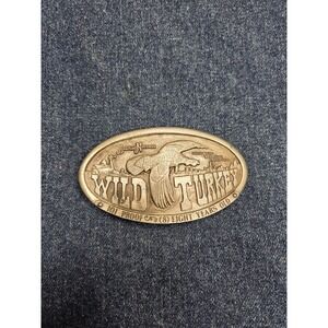 Wild Turkey 1974 Ltd Edition Bergamot Brass Belt Buckle